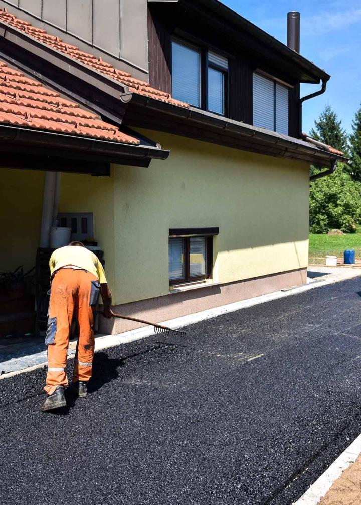 Pose d'enrobé Niort